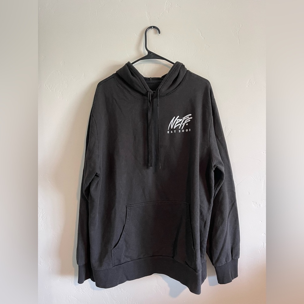 Neff Men’s Black Hoodie Sweatshirt